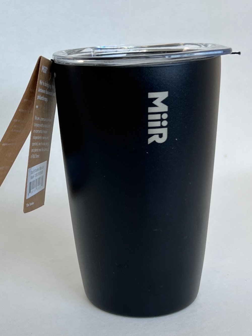 New MiiR Travel Tumbler 12 Oz Black New with Tag Slide Lid Portwood
